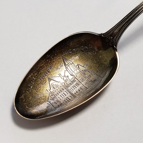 Sterling silver souvenir spoon - silver,