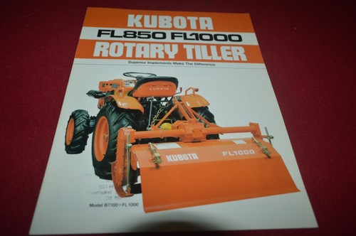 Kubota fl850 fl1000 - kubota, rotary